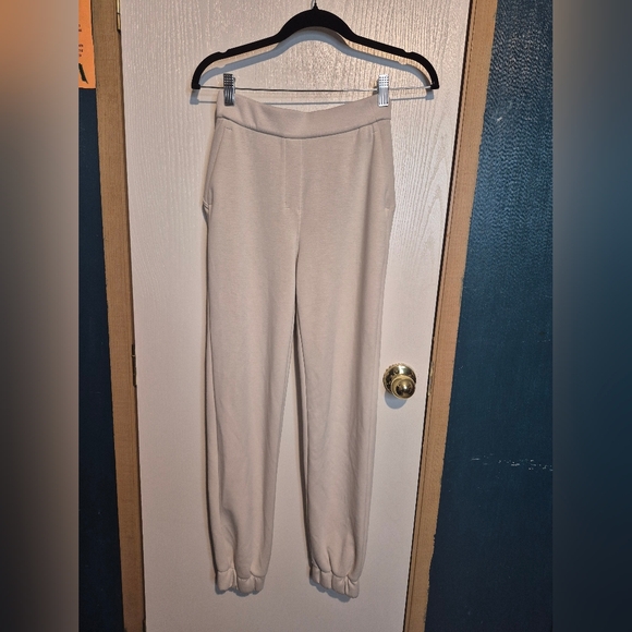 lululemon athletica Pants - Lululemon Athletica Cream Track Pants